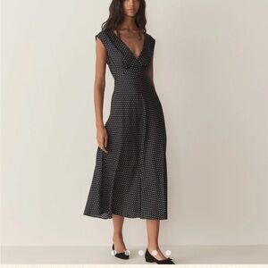 Doen NWT Tahlia Dress Size Medium Polka Dot